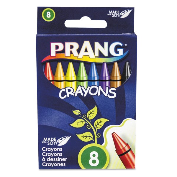 Prang Crayon, Reg Size, Ast, PK8 00000